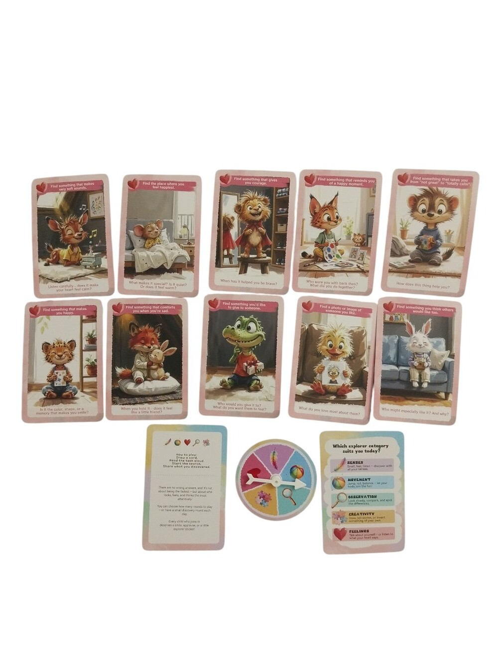 Discovery Emotions Actions Feelings Montessori Educational Flash Cards 3+ - Picture 15 of 16